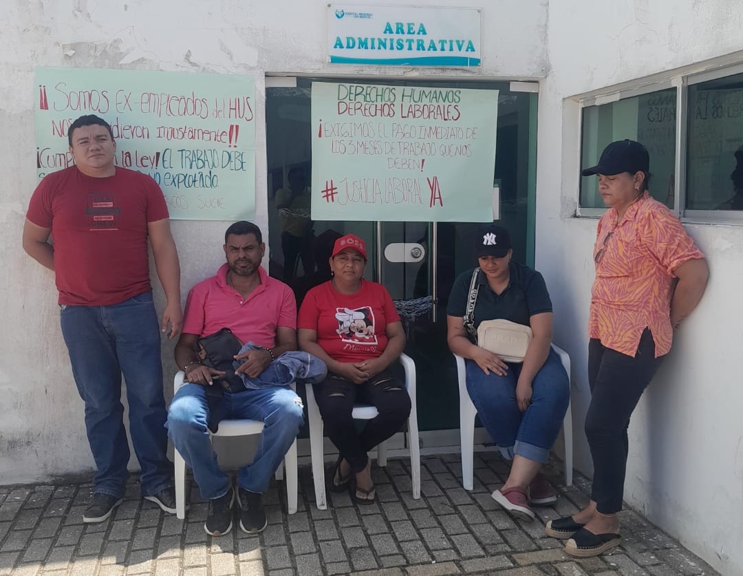 extrabajadores del hospital de sucre