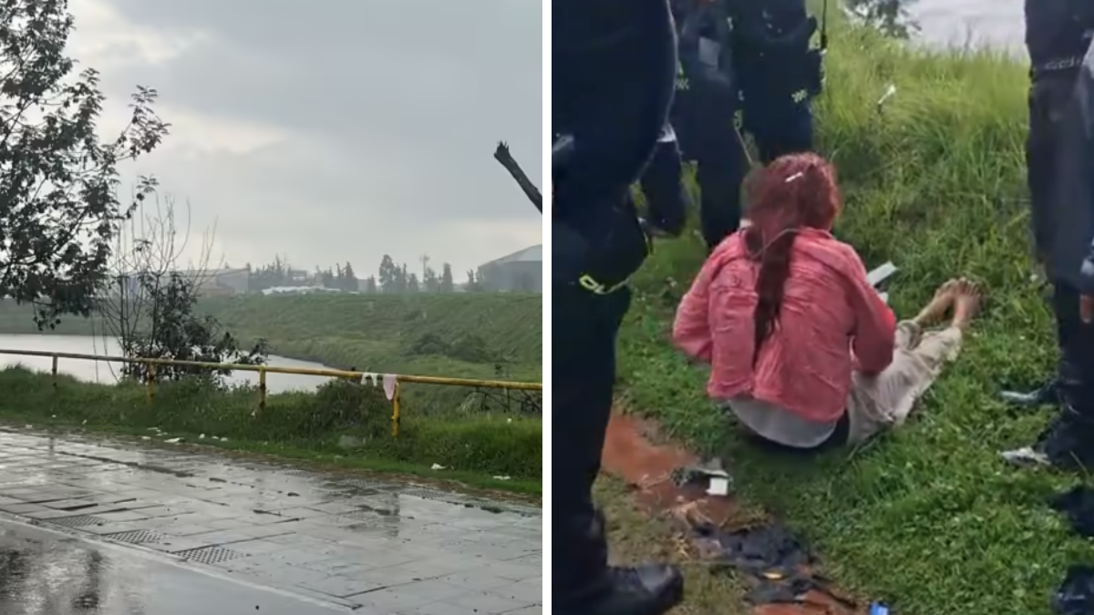Heroico rescate de dos policías y comunidad a una mujer y su bebé de 10 meses.