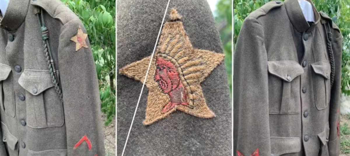 Un raro uniforme de combate de la Primera Guerra Mundial en una venta de garaje revela una historia detrás del soldado al que perteneció