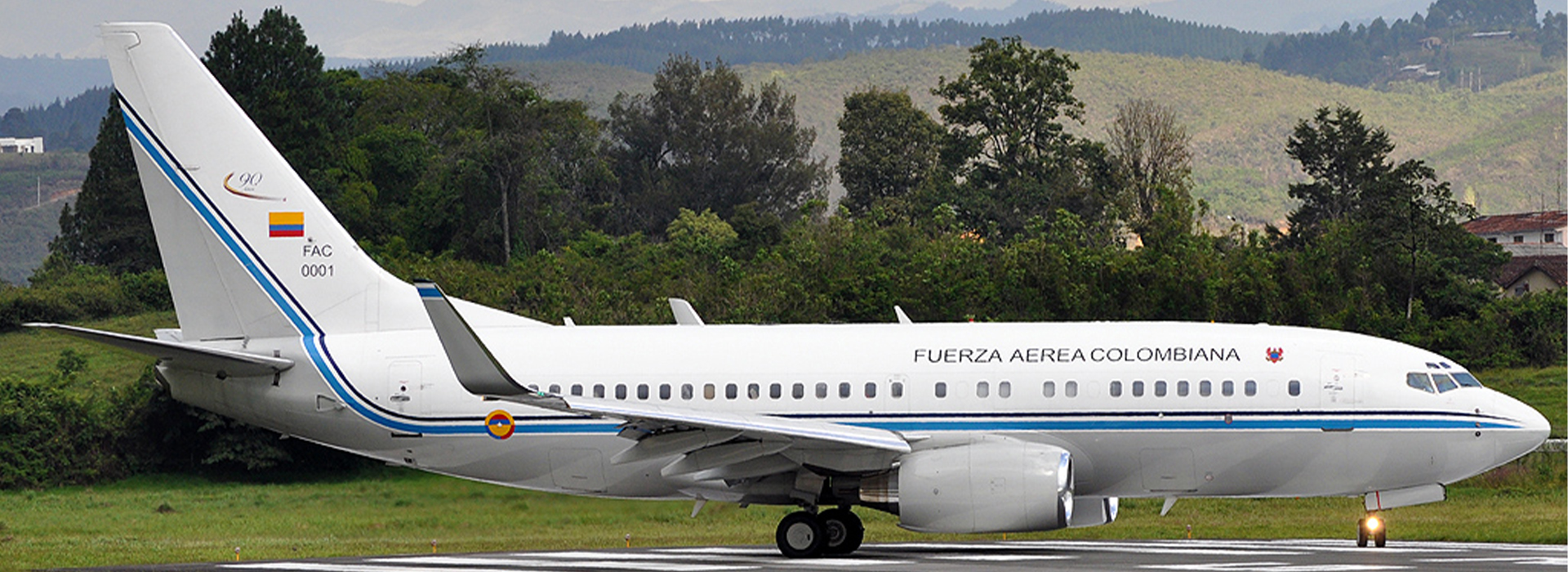 Avión presidencial, Fuerza Aérea de Colombia