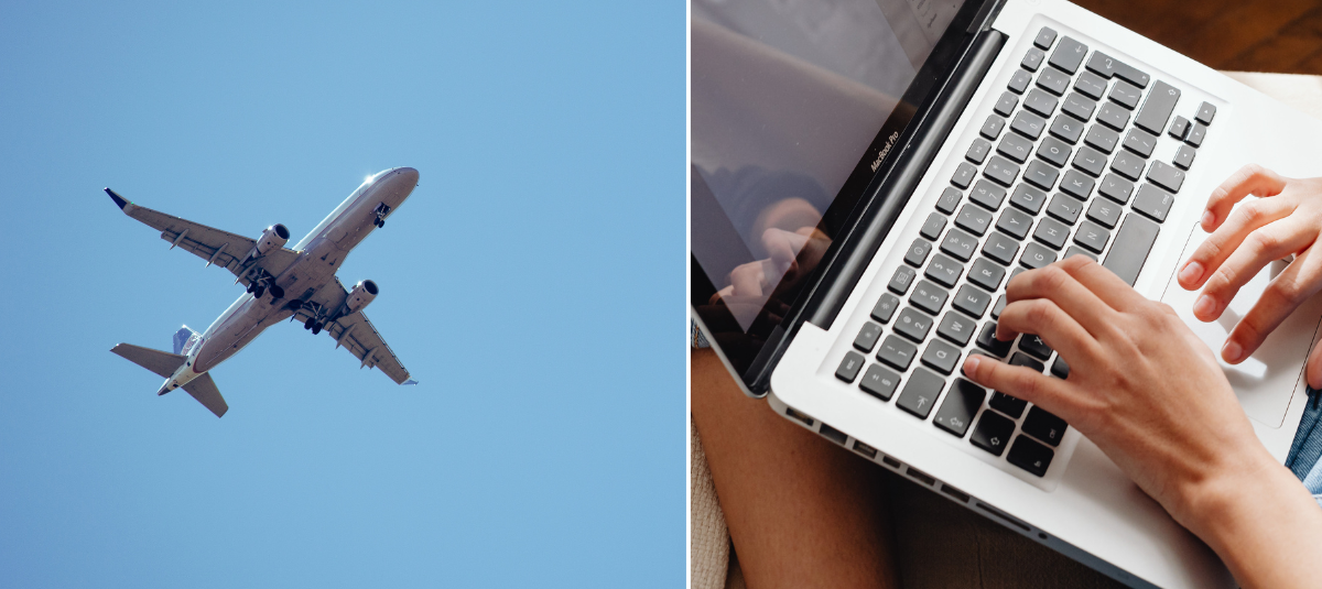 Descuido de un pasajero al dejar caer su portátil en una zona del avión obligado a un vuelo de United Airlines a regresar