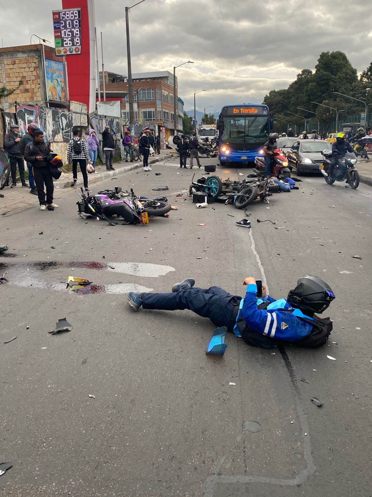 Accidente en Av Mutis