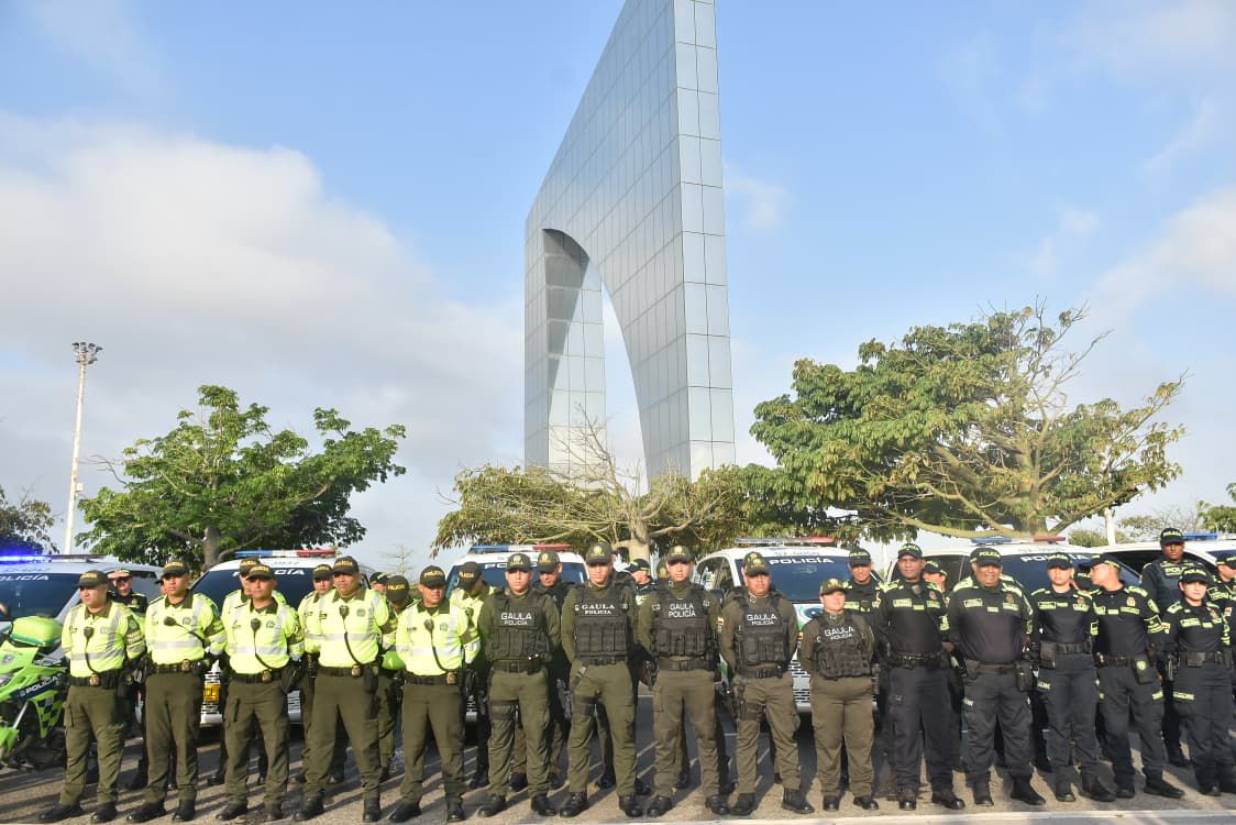 Policía Metropolitana de Barranquilla.