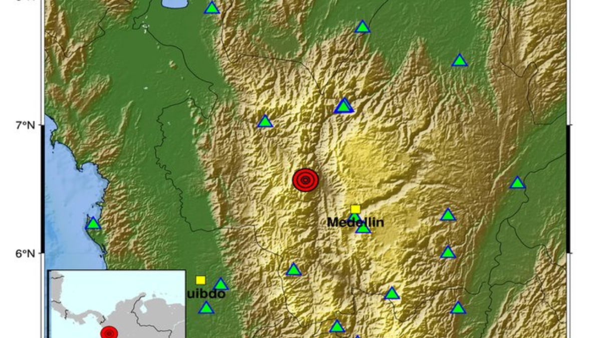 Sismo en Santa Fe de Antioquia