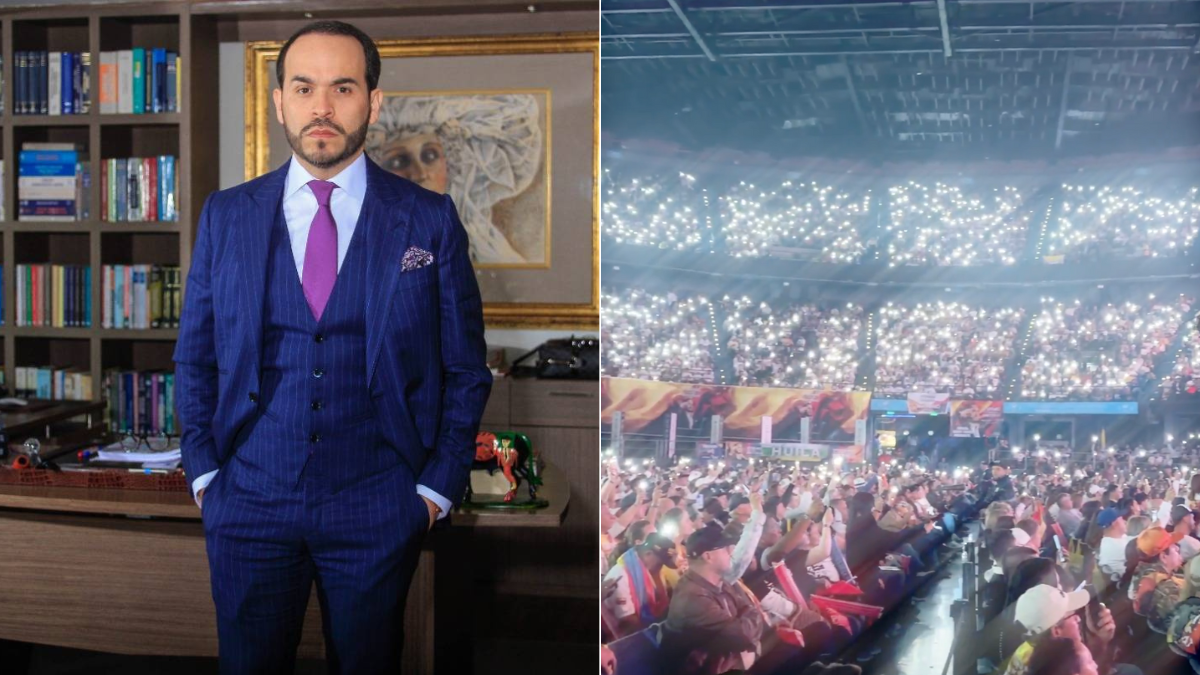 Abelardo de la Espriella en el Movistar Arena