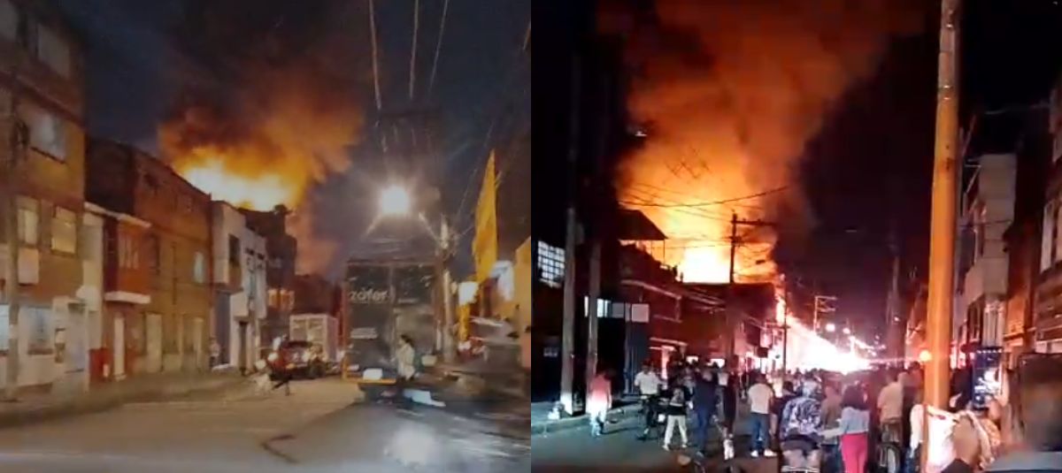 Incendio en Bogotá