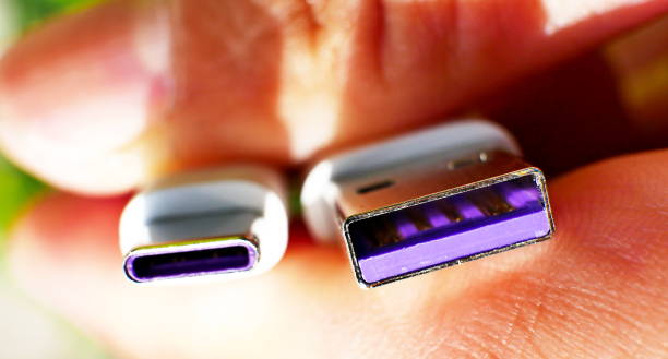 Cable USB C Morado