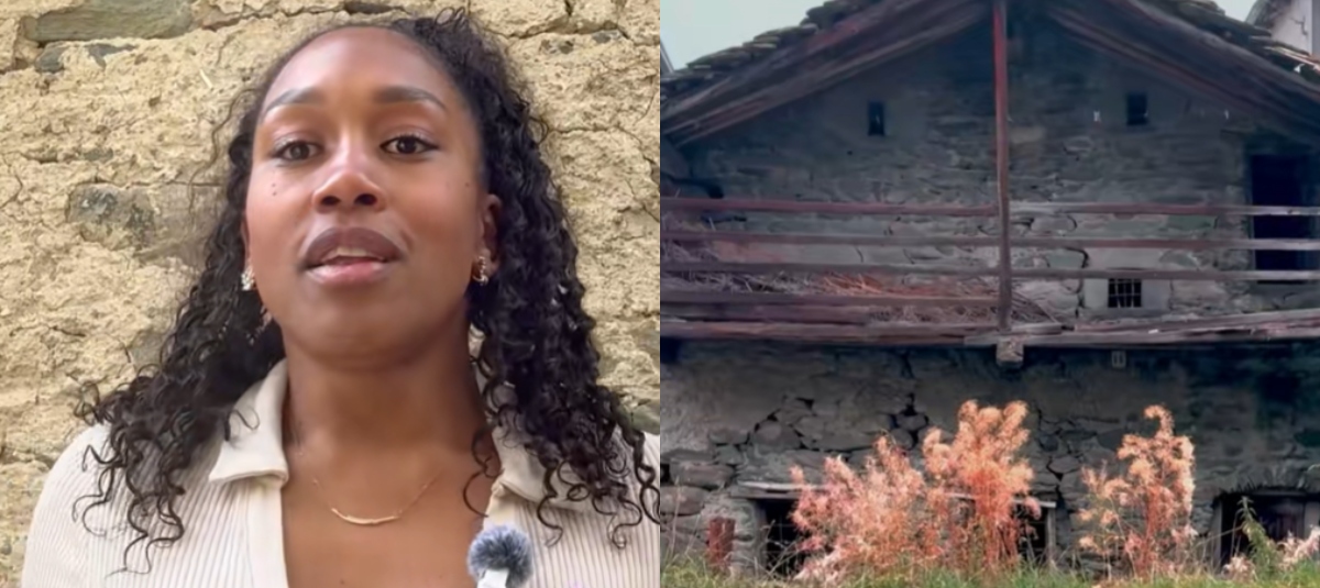 Cubana en Italia compró una casa de un euro