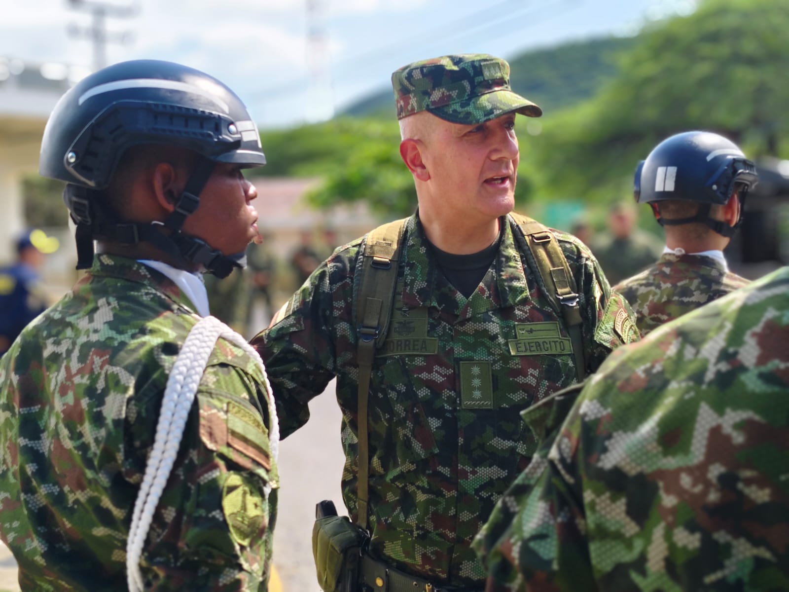 Generalul-maior Juan Carlos Correa Consuegra, șef adjunct al Statului Major al Operațiunilor Comune.
