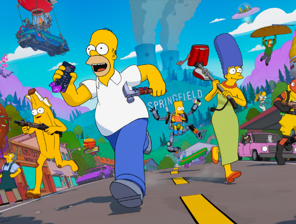 Colaborarea include o insulă în Springfield, cu jocuri pentru până la 80 de jucători.