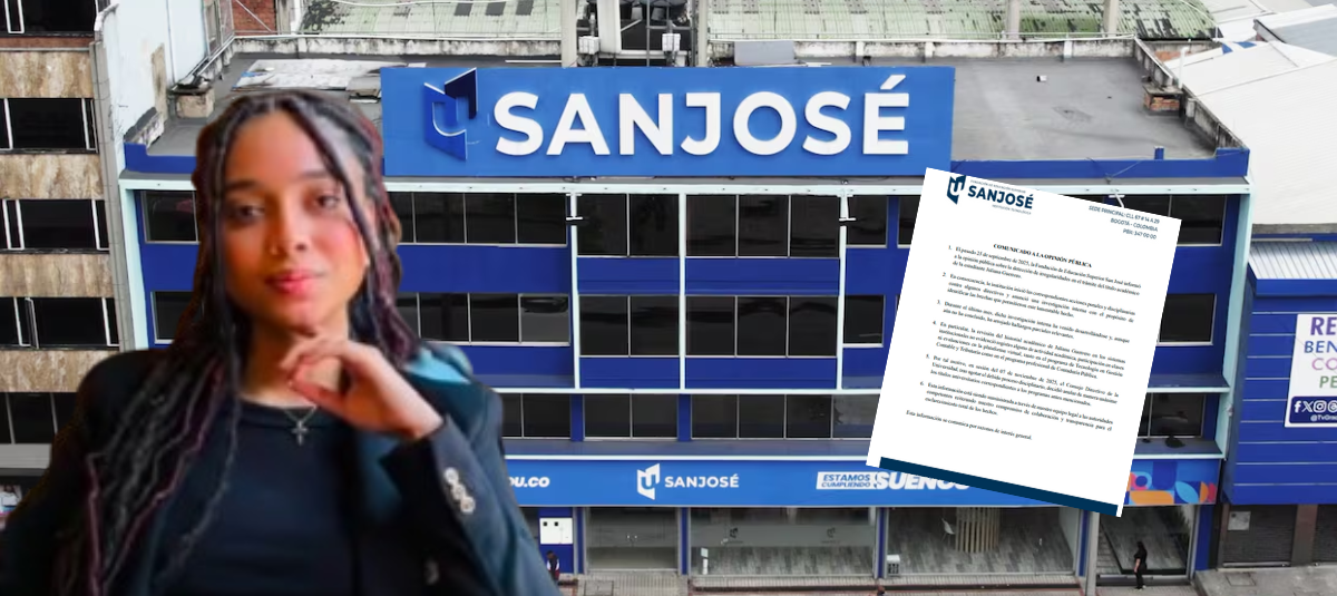 Comunicado de la Fundación Universitaria San José sobre anulación de título a Juliana Guerrero.