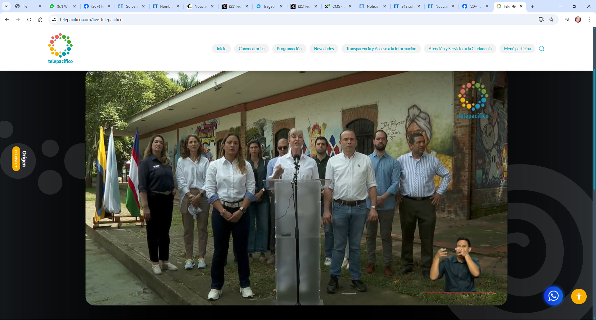 Gobernadora Dilian Francisca Toro con alcaldes y dirigentes del Valle.