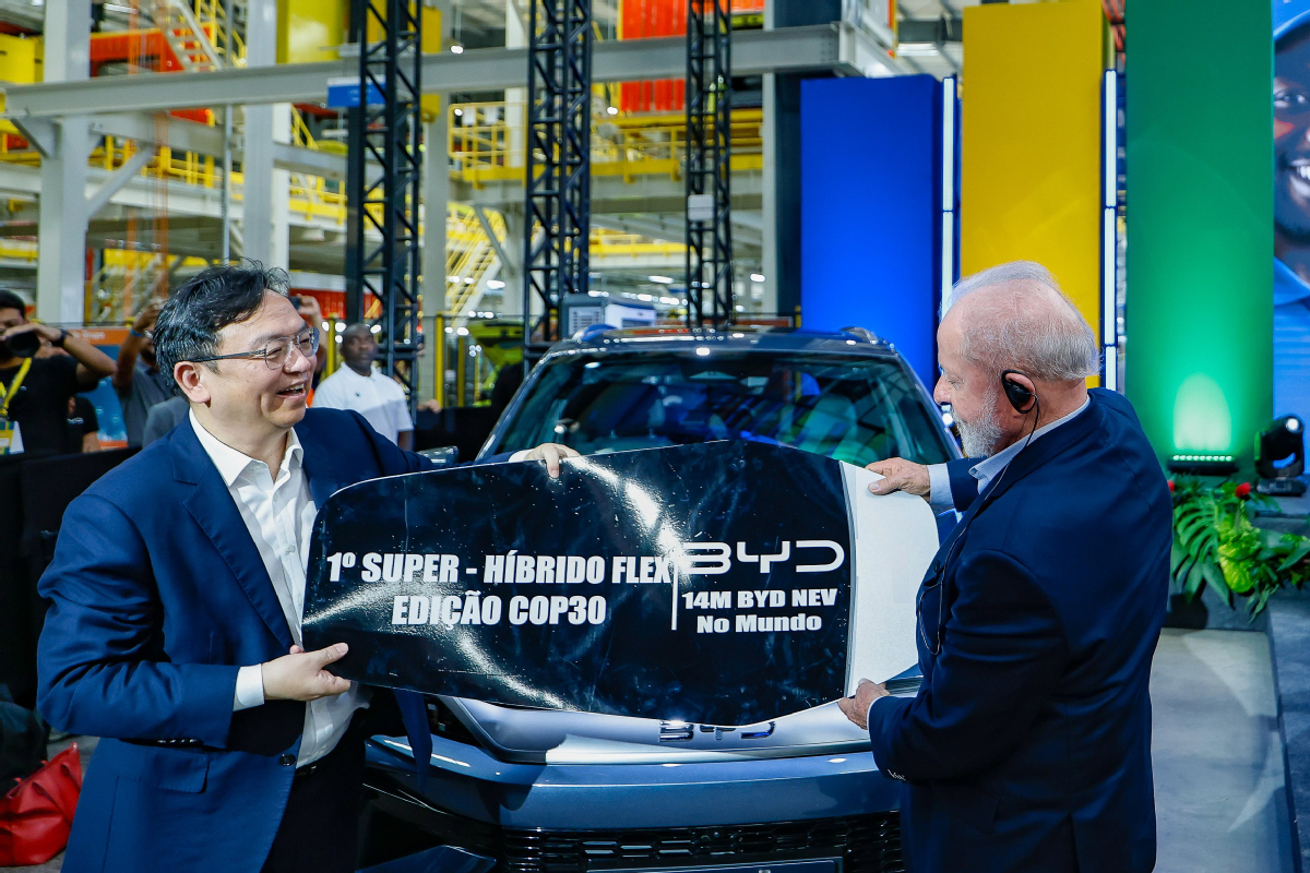 BYD inauguró su nueva fábrica en Brasil este año.