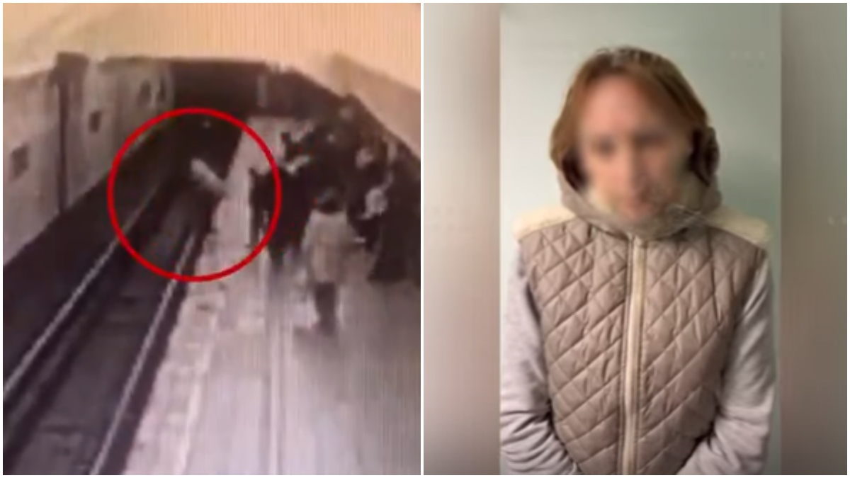 Mujer de la tercera edad empujó a niña de 13 años a las vías del tren en Moscú