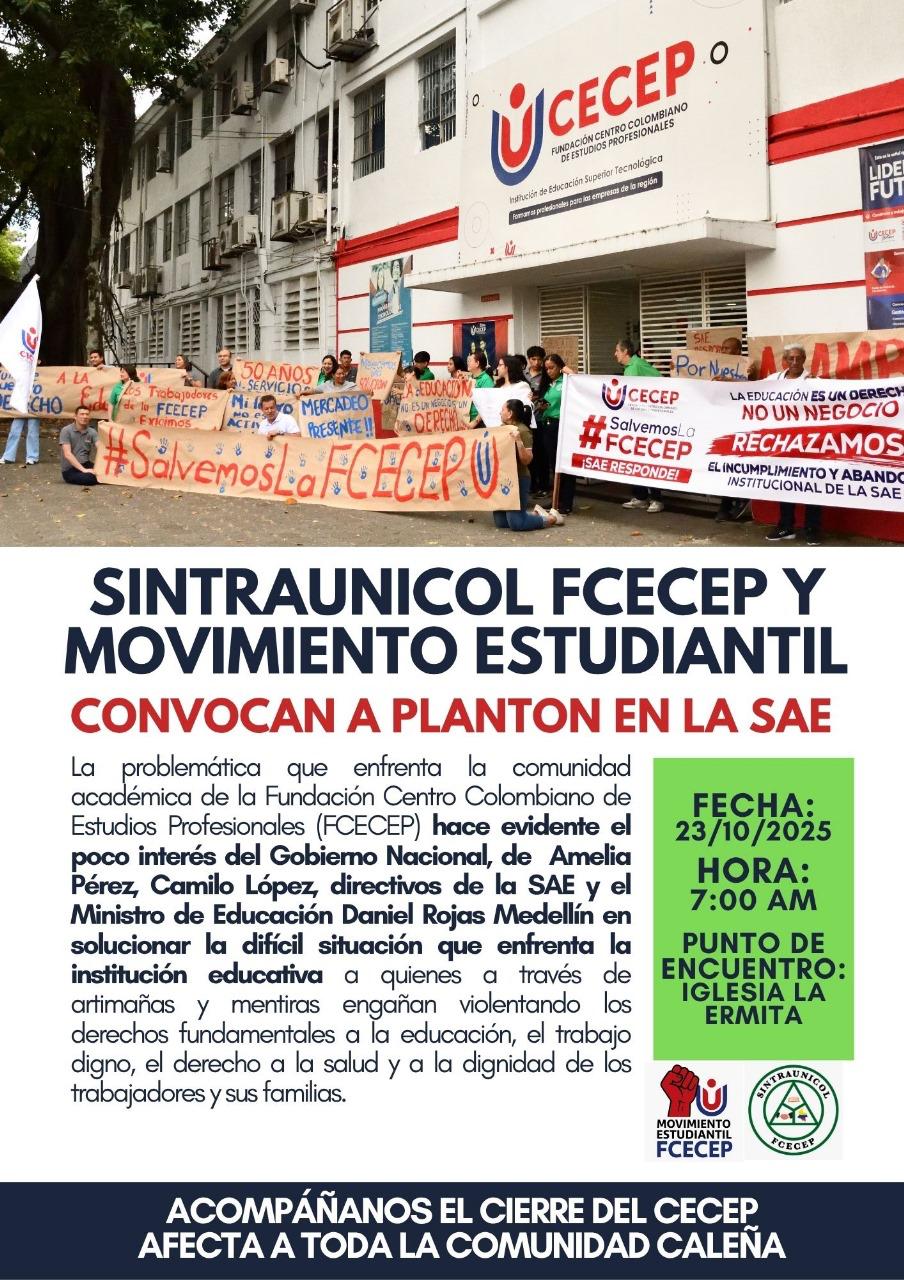 Fcecep öğrencileri tarafından, yanıt alınmadan veya öğrenim ücreti iadesi yapılmadan kurumun kapatılmasına karşı protesto.