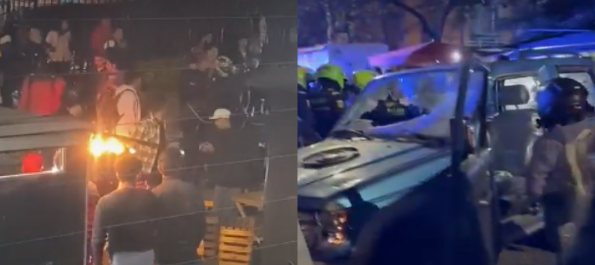 Linchamiento a hombre que atropelló a varias motos.