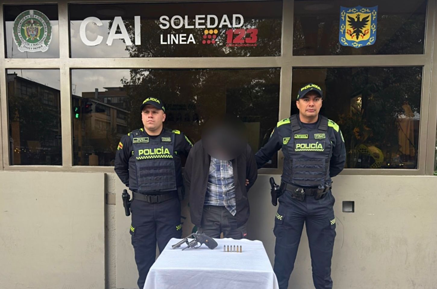 Capturado en la calle 26 de Bogotá