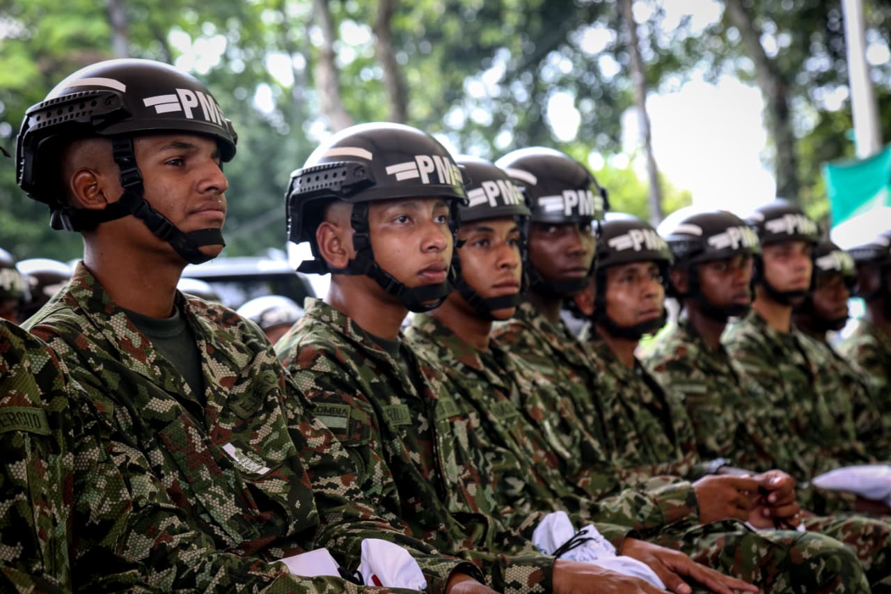 Ceremonia sobre el programa 'Fuerza joven' en el Valle del Cauca.