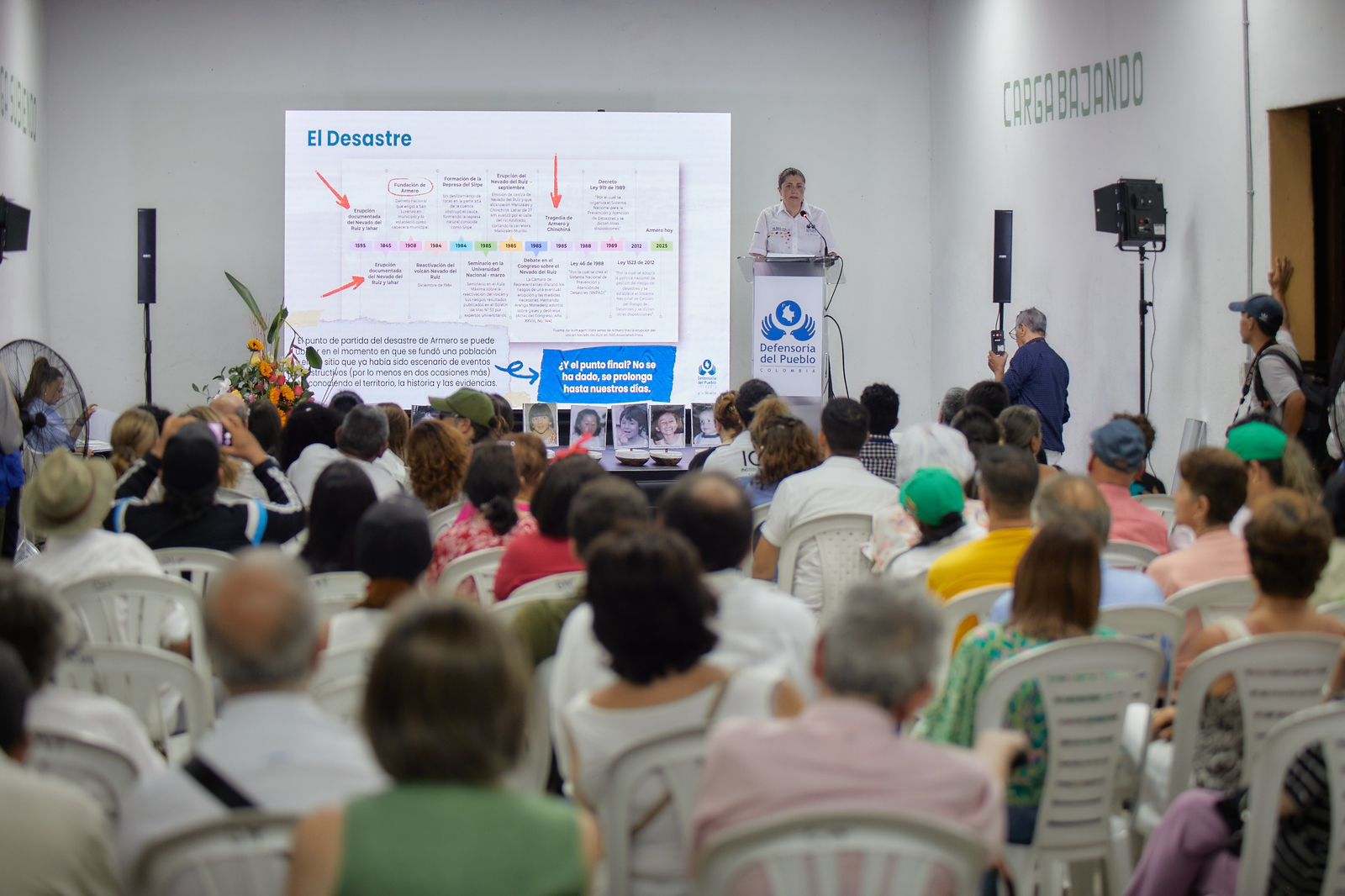 La defensora del Pueblo, Iris Marín.