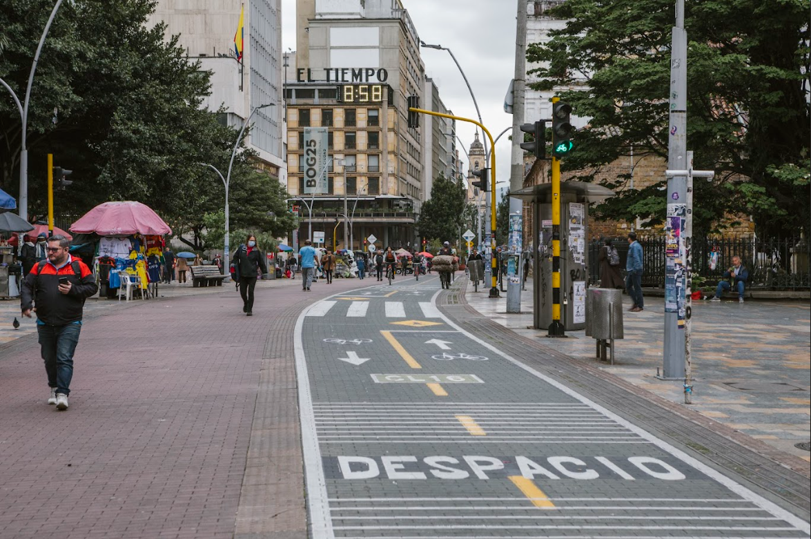 Ciclorruta de la carrera Séptima fue pintada