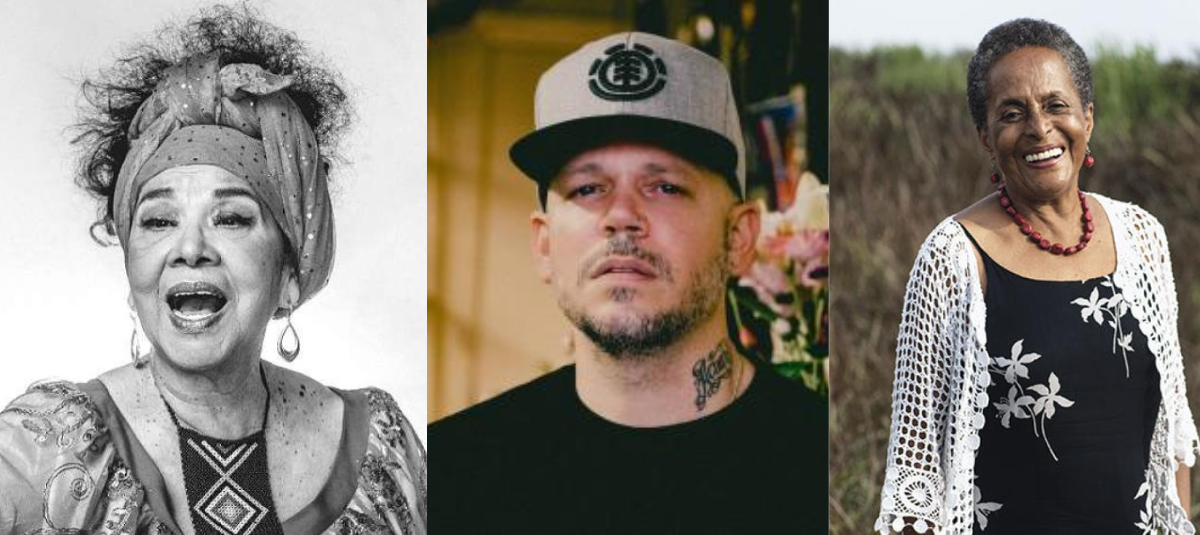 Totó La Momposina, Residente (Calle 13) y Susana Baca.