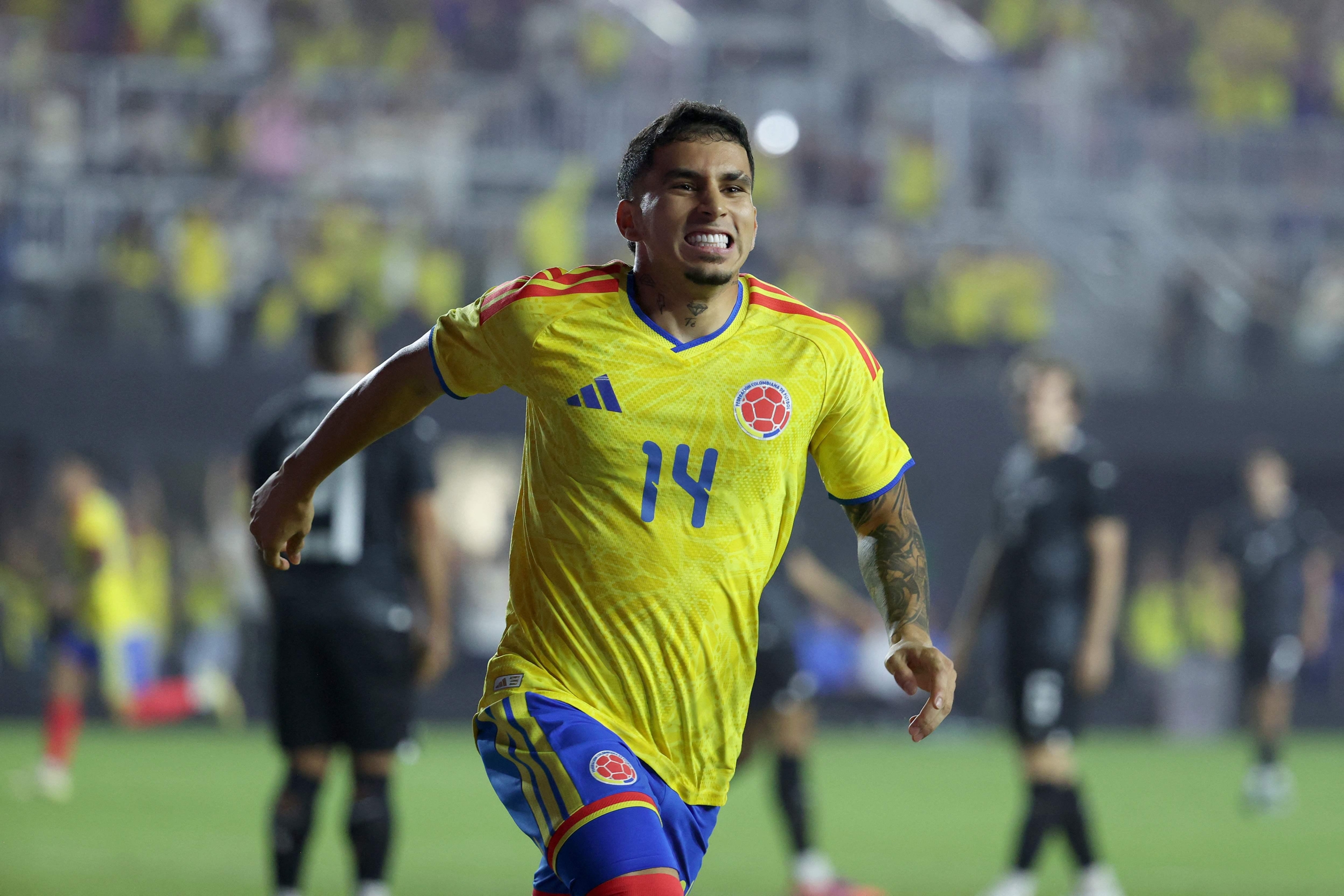 Gustavo Puerta, gol con Colombia