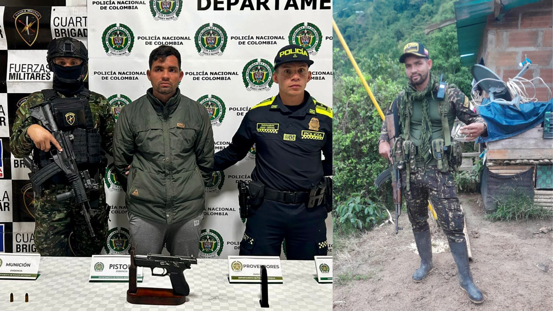 Alias Richard, cabecilla del frente 36 de las disidencias de las Farc, fue capturado en Yarumal.