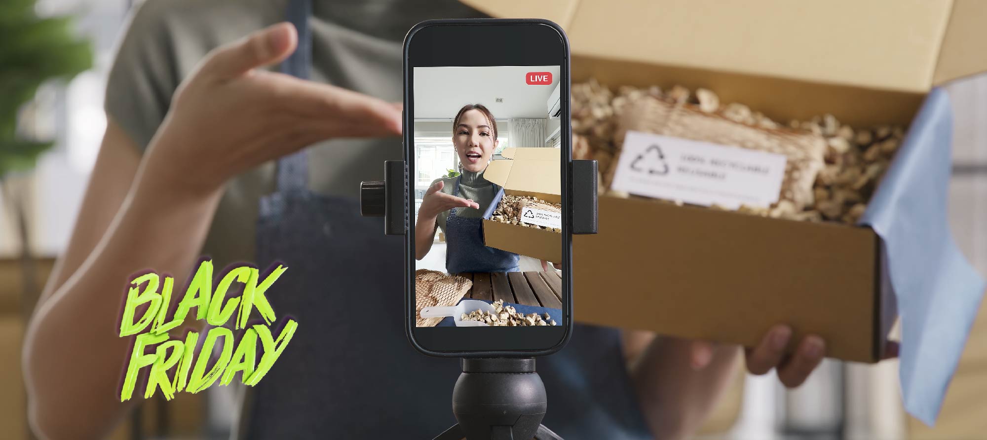 Influencers, algoritmos y compras: la nueva fórmula del Black Friday online
