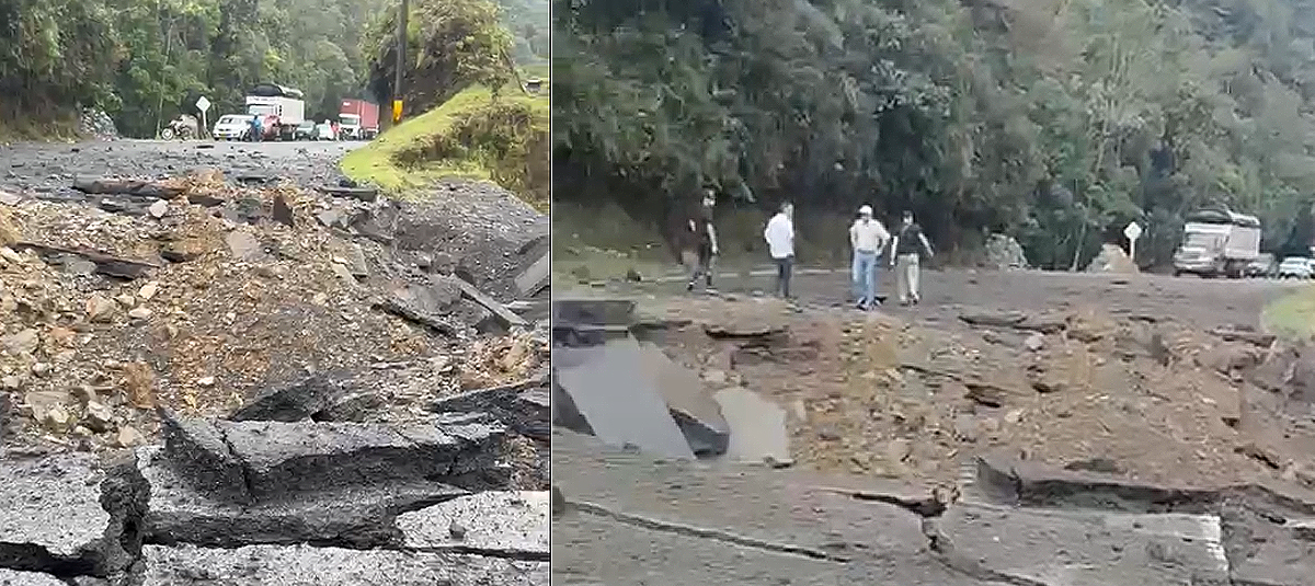 Explosión en la vía al mar en Antioquia