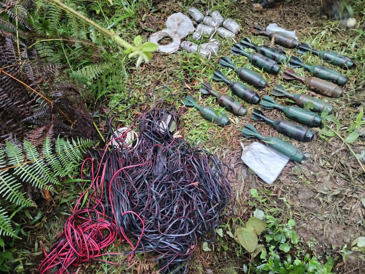 Explosivos, en zona rural de Jamundí.