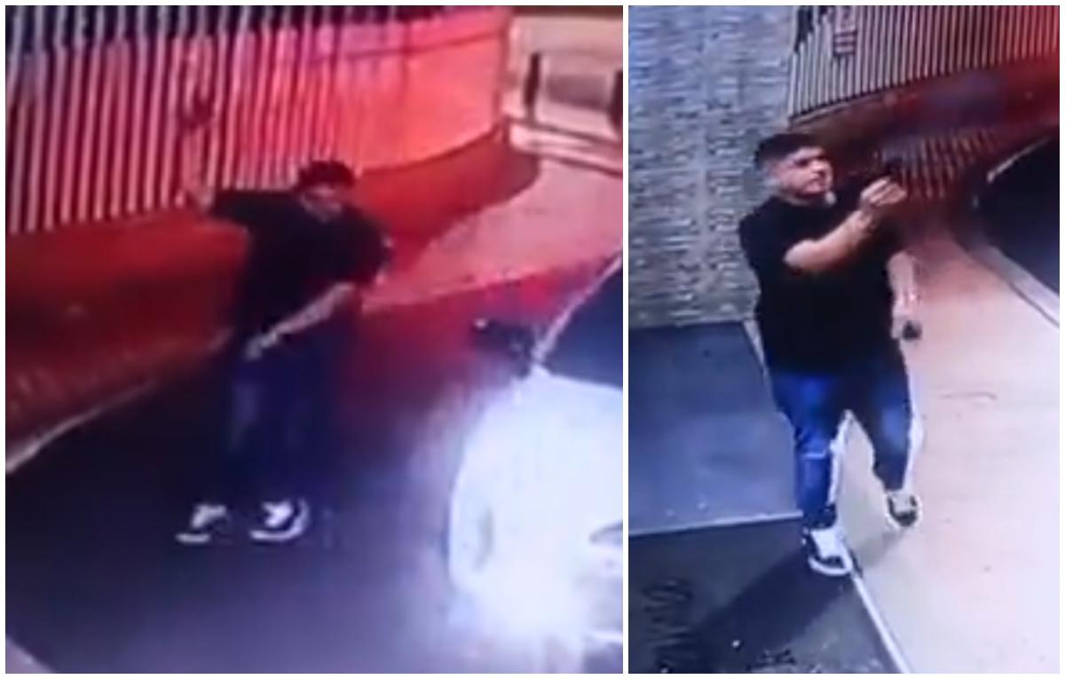 hombre realizó disparos al aire antes de ingresar a un conjunto residencial