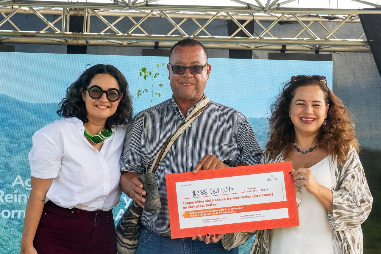 La ARN entrega recursos en Ovejas, Sucre