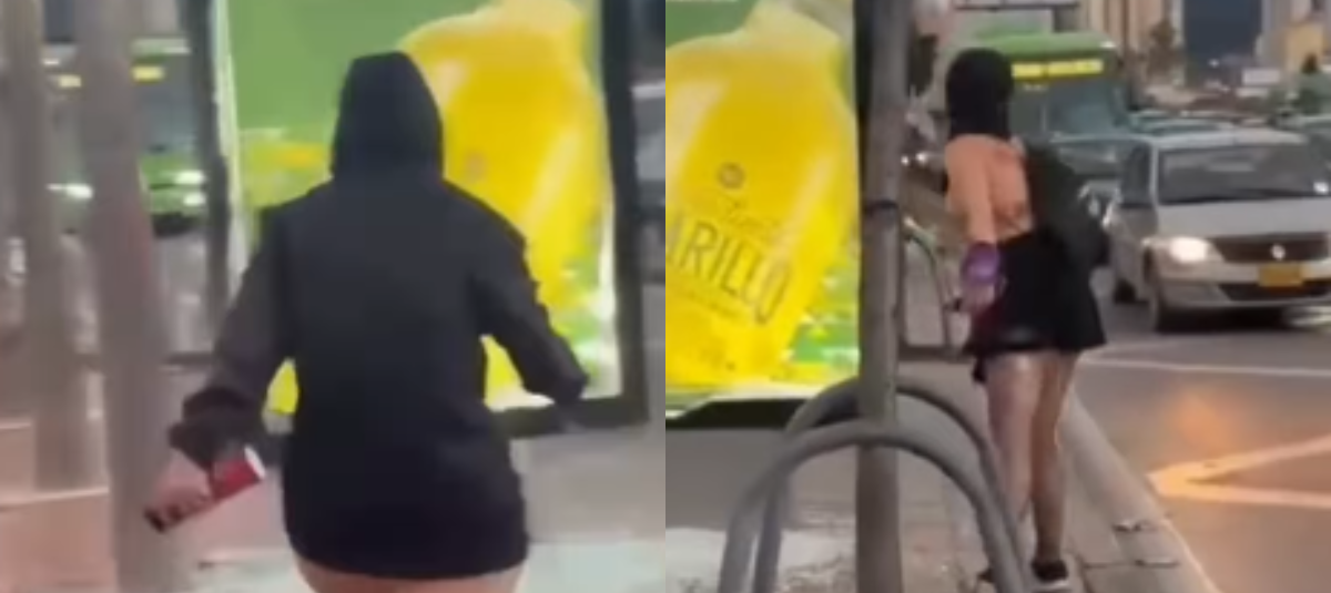 Vandalismo en Bogotá.