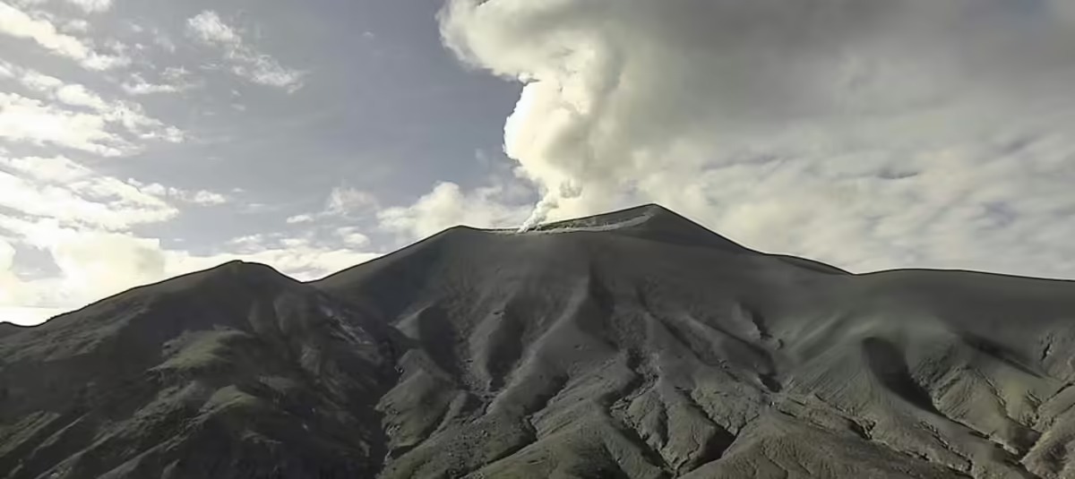 Volcán Puracé-Coconucos. Foto: Servicio Geológico Colombiano en X.