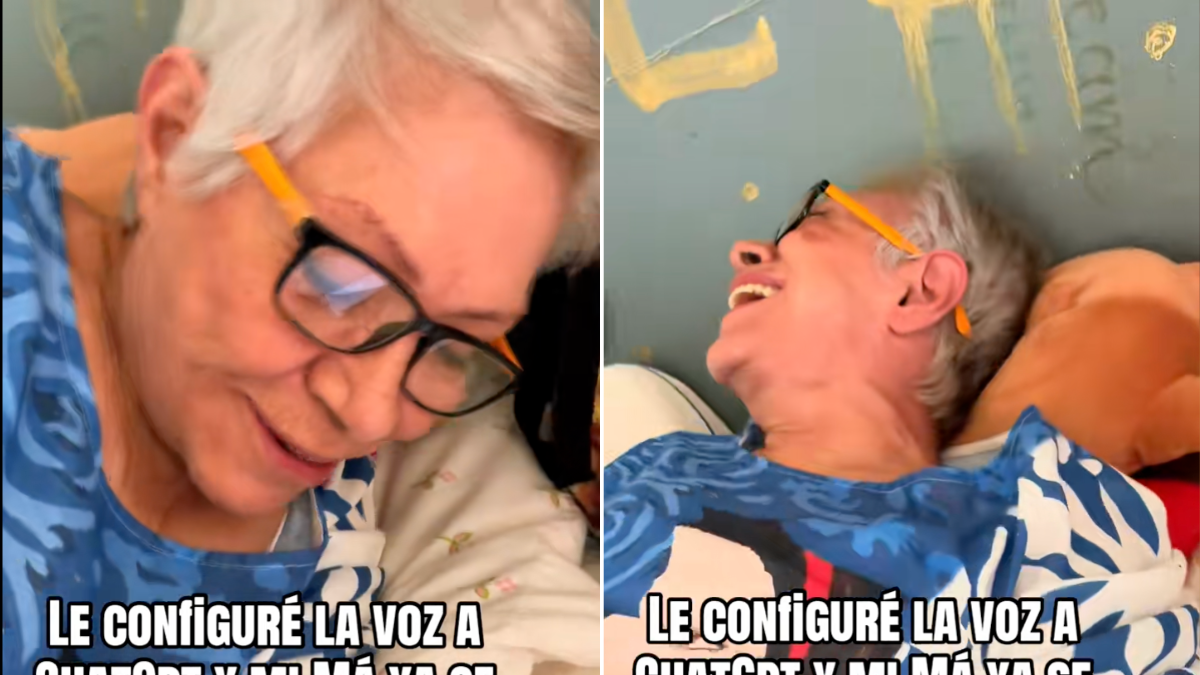 Reacția amuzantă a unei femei la auzirea vocii ChatGPT