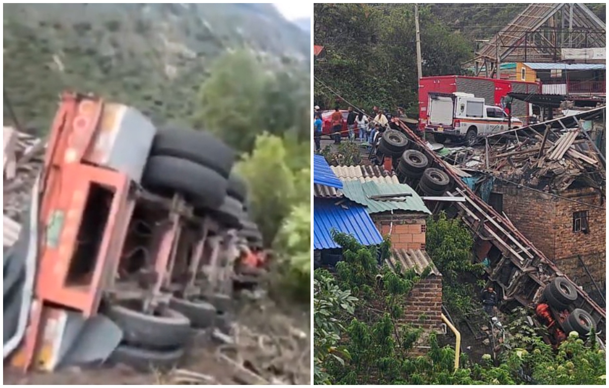 Grave accidente en Boyacá por tractocamión que se salió de la vía
