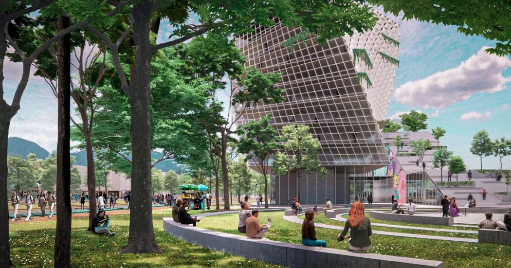 Render del multicampus de Suba