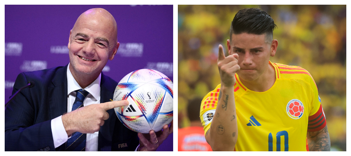 Infantino y James