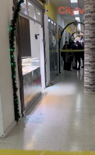 Her şey güvenlik kamerasına kaydedildi