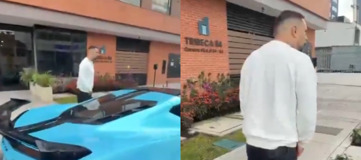 Multan un hombre en Bogotá.