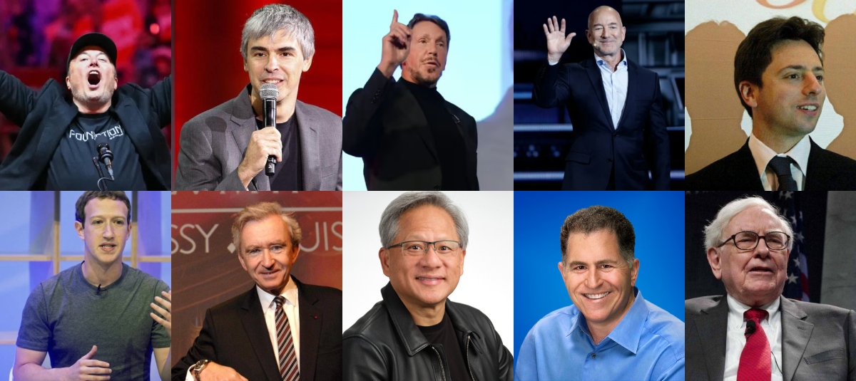 Cei mai bogați 10 oameni din lume