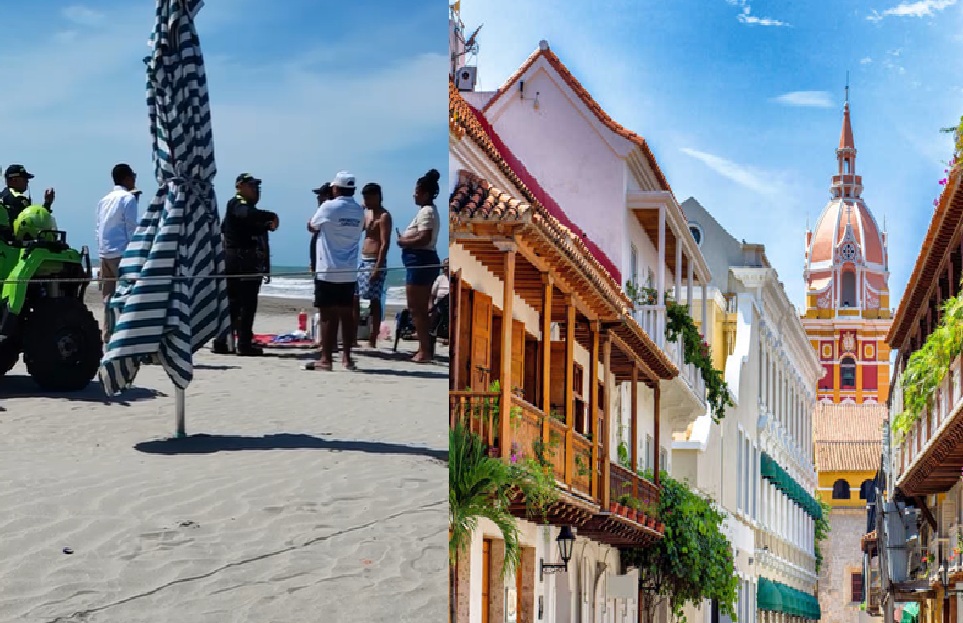 Desalojo playa Cartagrna