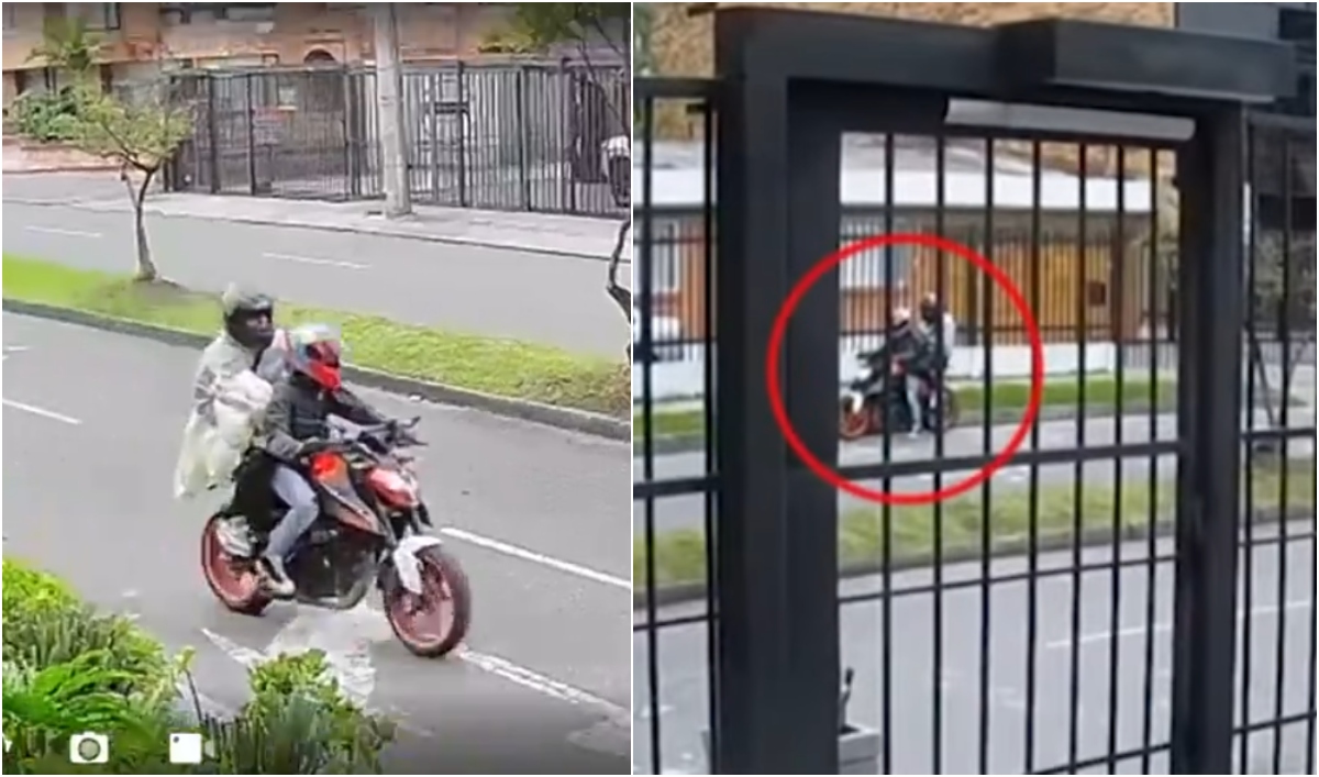 Videos de los otros hurtos que cometió banda de la moto naranja