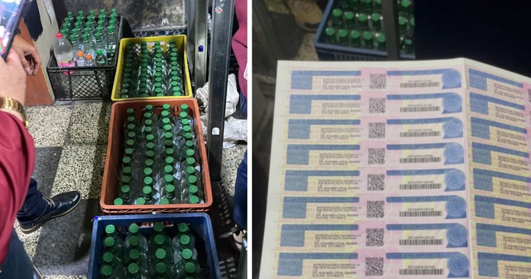 Licor adulterado fue incautado por las autoridades en Bogotá