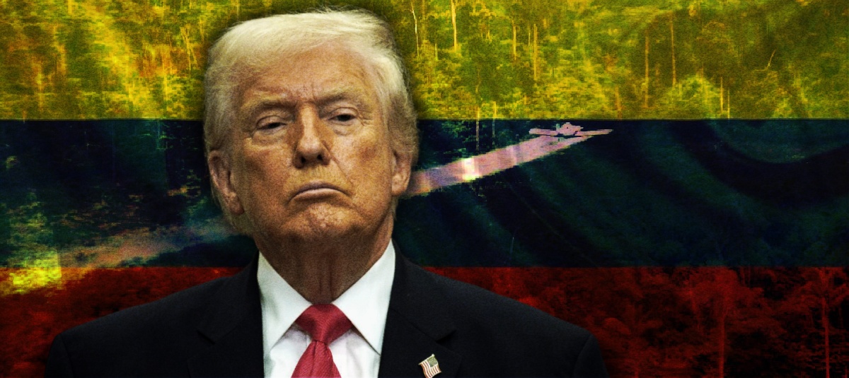 Collage Donald Trump - Drogas