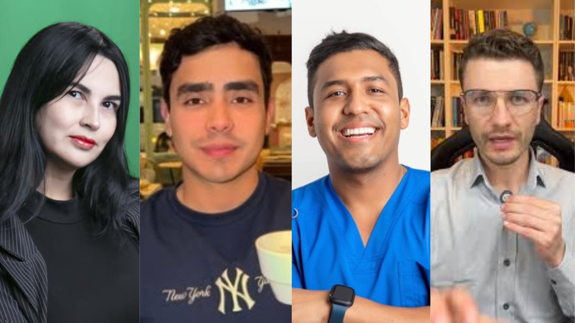 'Señorita Melindres', Felipe Saruma, Doctor Rawdy y 'Alejo Vergel'