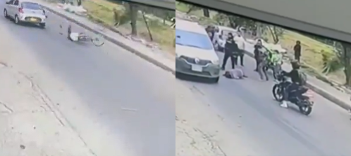 El joven sufrió un accidente.