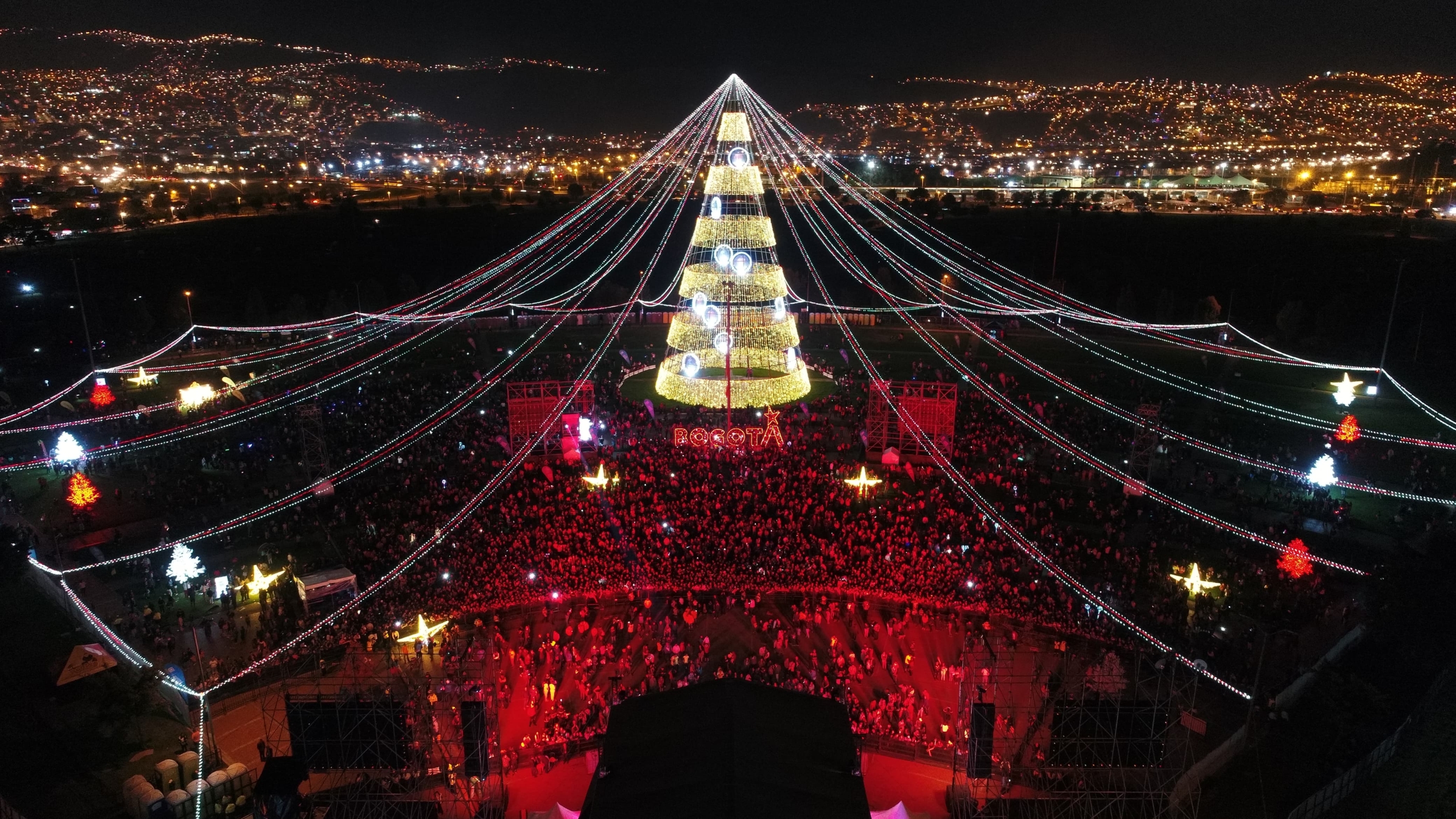 Navidad en el parque metropolitano El Tunal