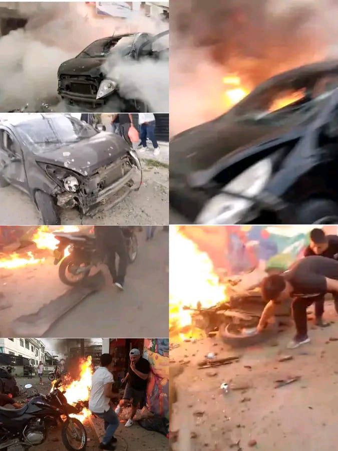 Moto bomba en Balboa, Cauca, el 6 de diciembre.