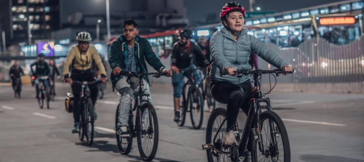 ciclovía nocturna